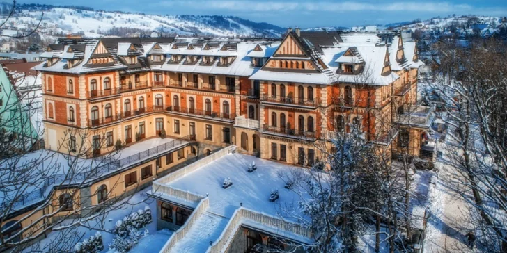 Luxusní relaxace v Zakopaném s výhledem na Tatry a neomezeným vstupem do wellness