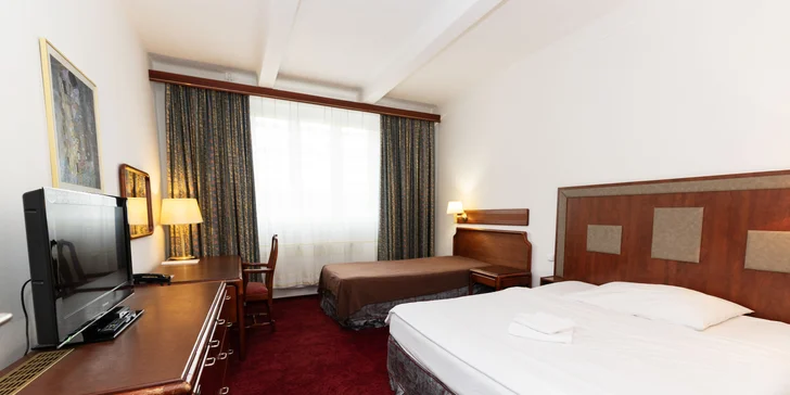 Pohodový odpočinek v Benešově: snídaně či polopenze a sportovní aktivity i wellness