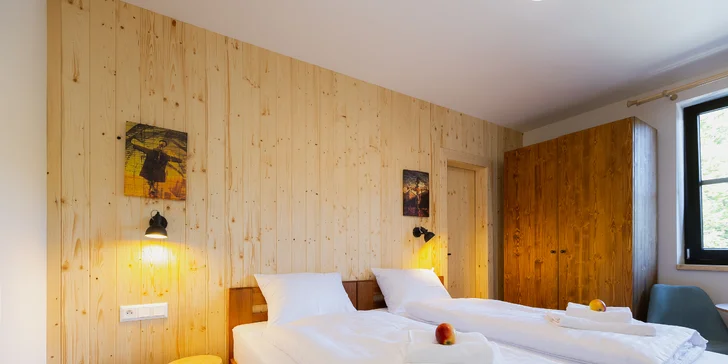 Zážitkový pobyt v tradiční dřevěnici v Malé Fatře s jídlem, wellness i adventure golfem
