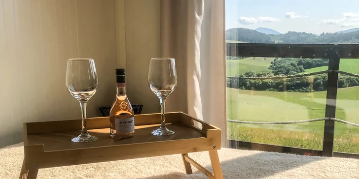 Příjemná chatka s výhledem na Malou i Velkou Fatru: welcome drink a ubytování až pro 4 osoby