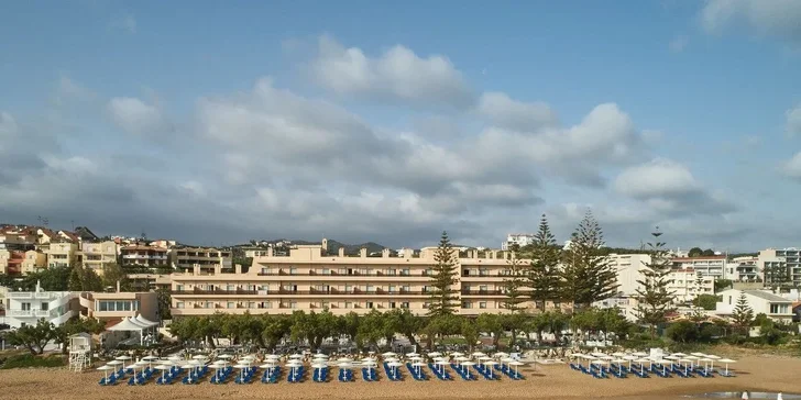 Kréta all inclusive vč. letenky: 4* hotel v letovisku Chania, na pláži a s bazény