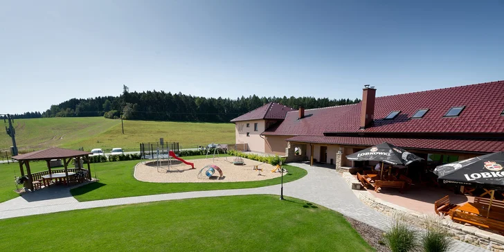 Odpočinek v penzionu Medličky na Vysočině: vč. stravy a wellness