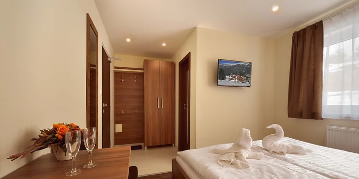 Na Donovaloch v Nízkých Tatrách jako doma: zařízené pokoje a apartmány, snídaně a atrakce pro děti