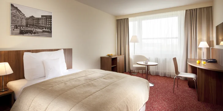 Pohodový pobyt v Ostravě: moderní hotel u Vítkovic se snídaní i wellness