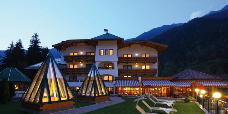 Dovolená v Oetzu v Tyrolsku: 4* horský hotel se snídaní či bez stravy a s wellness, 600 m od sjezdovek