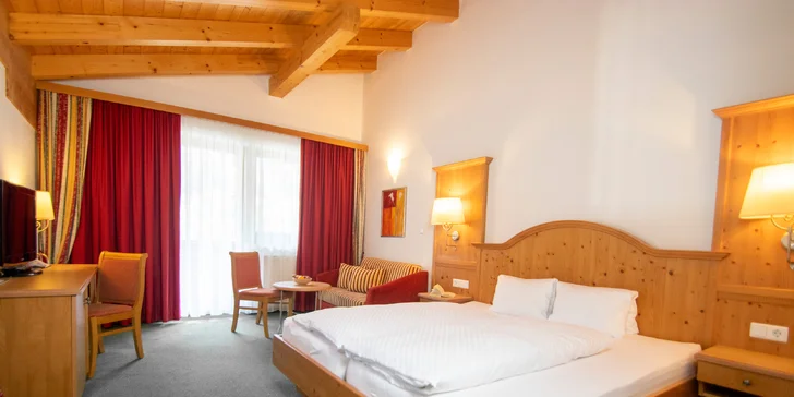Dovolená v Oetzu v Tyrolsku: 4* horský hotel se snídaní či bez stravy a s wellness, 600 m od sjezdovek