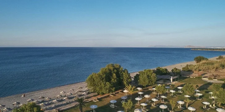 Dovolená na Krétě: luxusní 5* resort přímo u pláže, all inclusive, letenky, animace pro děti