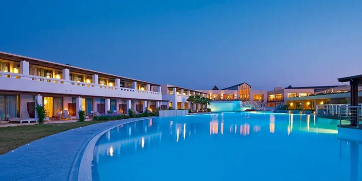 Dovolená na Krétě: luxusní 5* resort přímo u pláže, all inclusive, letenky, animace pro děti