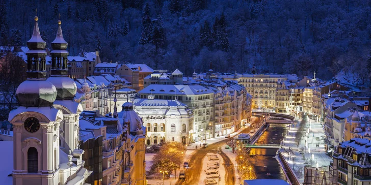 Užijte si Karlovy Vary: pobyt ve 4* hotelu se snídaní či polopenzí i procedurami