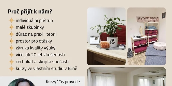 Kurz partnerské masáže nebo masérské kurzy pro dvě osoby: různé druhy na výběr