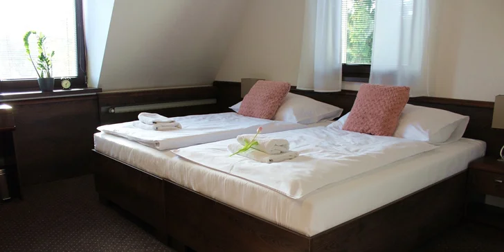 Relax v Nitře: pobyt v penzionu se snídaní i wellness