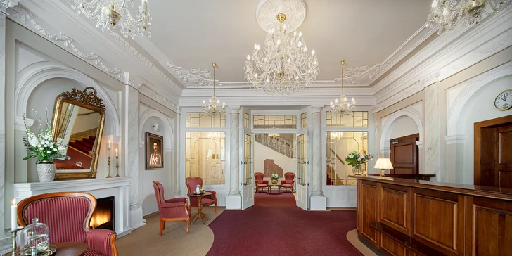 Pobyt ve 5* hotelu v centru Františkových Lázních: snídaně či polopenze, wellness i procedury