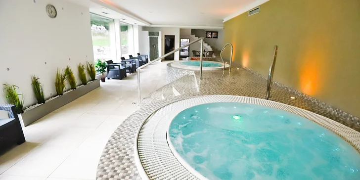 Dovolená v přírodě Jizerek pro dva i rodinu: plná penze a neomezený wellness