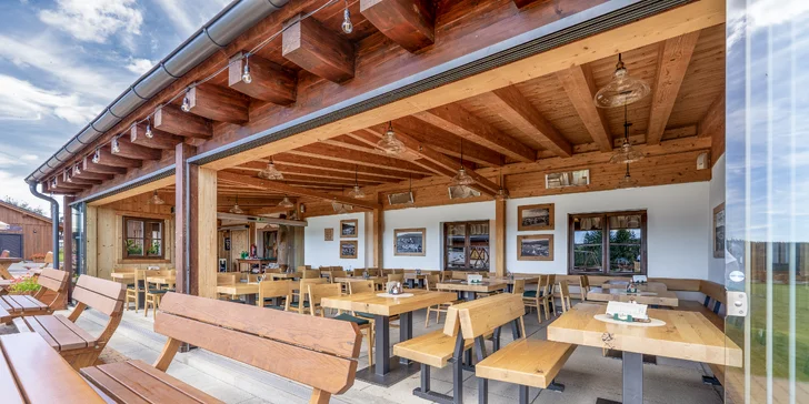 Rodinný hotel na Horské Kvildě: snídaně a sauna pro pár i rodinu