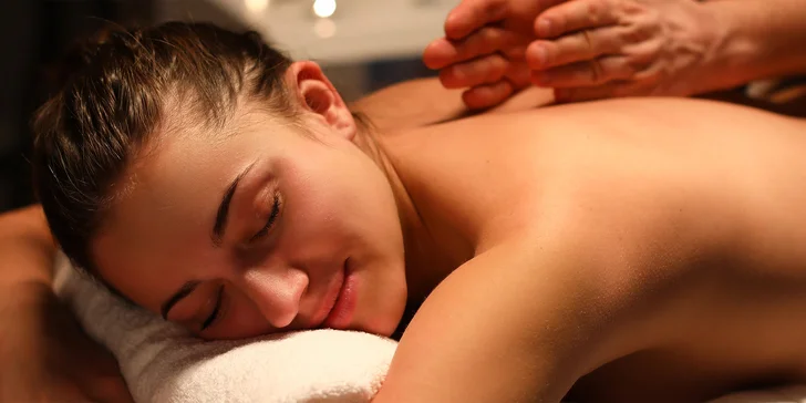 Masáž podle výběru: relaxační, aroma, lymfatická, anticelulitidní i ájurvédská