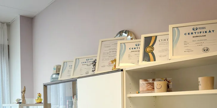 Masáž podle výběru: relaxační, aroma, lymfatická, anticelulitidní i ájurvédská