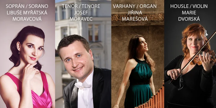 Vánoční koncert: tenor, soprán, housle a varhany u Martina ve Zdi