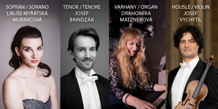 Vánoční koncert: tenor, soprán, housle a varhany u Martina ve Zdi