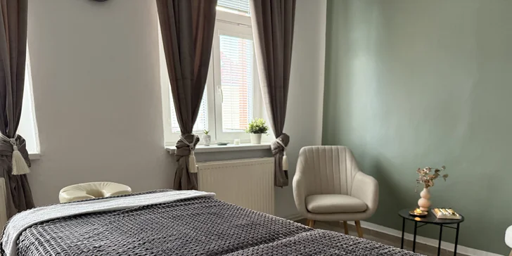Uvolnění a odpočinek v jednom: masáž relaxační, obličejová či indická antistresová, 30–⁠⁠⁠⁠⁠⁠90 minut