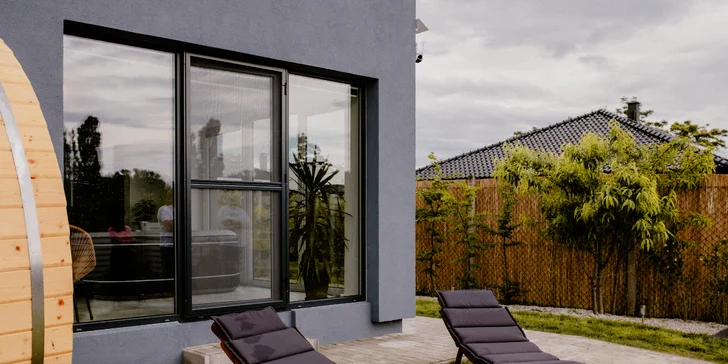 Relax na západě Slovenska: apartmánový domek se saunou a vířivkou v Šoporni