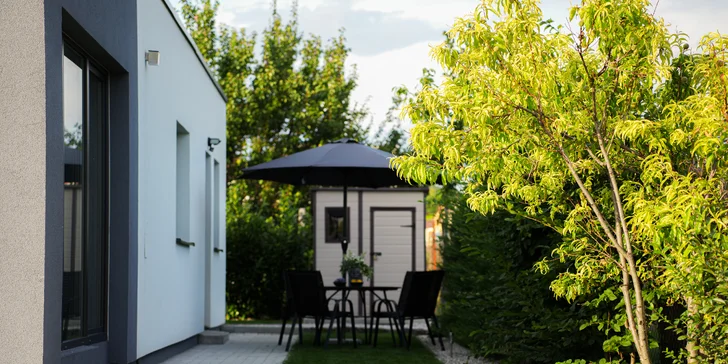 Relax na západě Slovenska: apartmánový domek se saunou a vířivkou v Šoporni