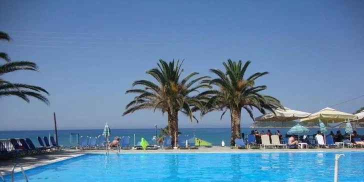 Dovolená na Korfu: 3* hotel Alkyon Beach u pláže, all inclusive a letenky
