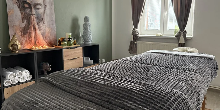 Uvolnění a odpočinek v jednom: masáž relaxační, obličejová či indická antistresová, 30–⁠⁠⁠⁠⁠⁠90 minut