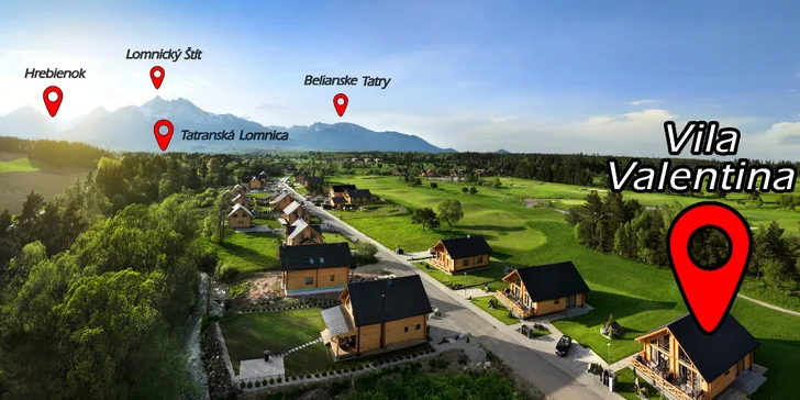 Pobyt v apartmánu v nové srubové chatě ve Velké Lomnici se zahradním grilem