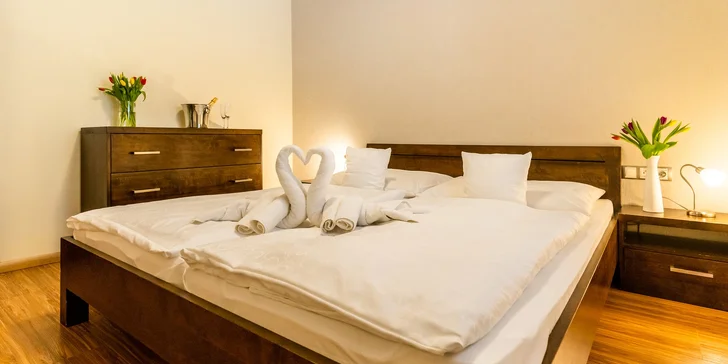 Relax v Donovalech: moderně vybavené apartmány se snídaní