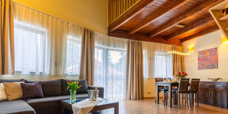 Relax v Donovalech: moderně vybavené apartmány se snídaní