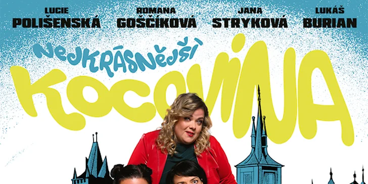 2 vstupenky na hudební komedie i klasická dramata v Divadle Radka Brzobohatého