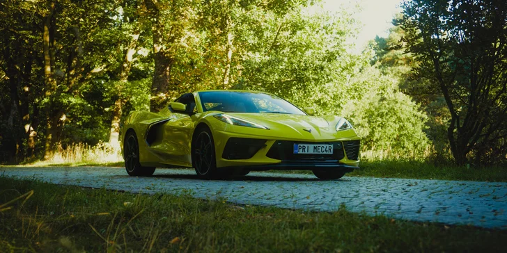 Žluté žihadlo Chevrolet Corvette C8: spolujízda i řízení v délce 15–60 min.