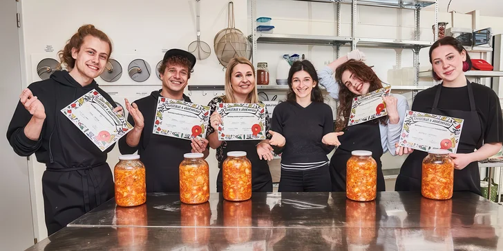 Vyrobte si vlastní kimchi: čtyřhodinový kurz pro 1 i 2 osoby, ochutnávka a sleva na nákup