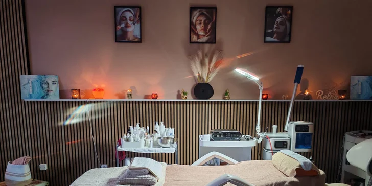 Ošetření problematické pleti nebo luxusní péče s galvanikou a kosmetickými masážemi