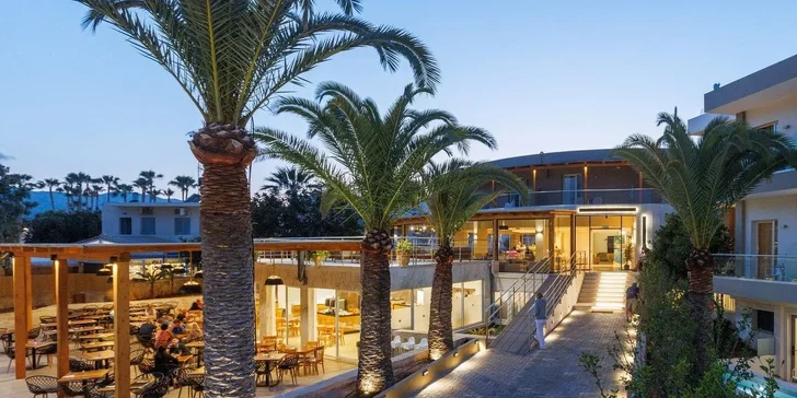 Dovolená na Krétě: 4* hotel s all inclusive i animačním programem pro děti, přímo u pláže, vč. letenek