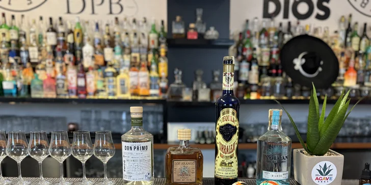 Řízená degustace tequil pro jednoho i pro dva vč. odborného výkladu