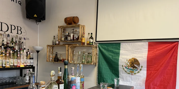 Řízená degustace tequil pro jednoho i pro dva vč. odborného výkladu