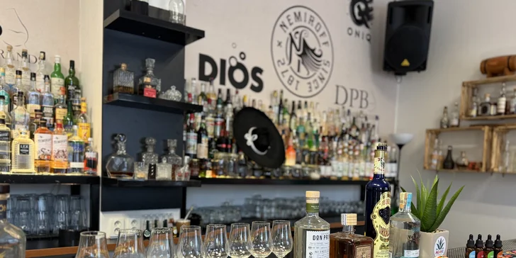 Řízená degustace tequil pro jednoho i pro dva vč. odborného výkladu