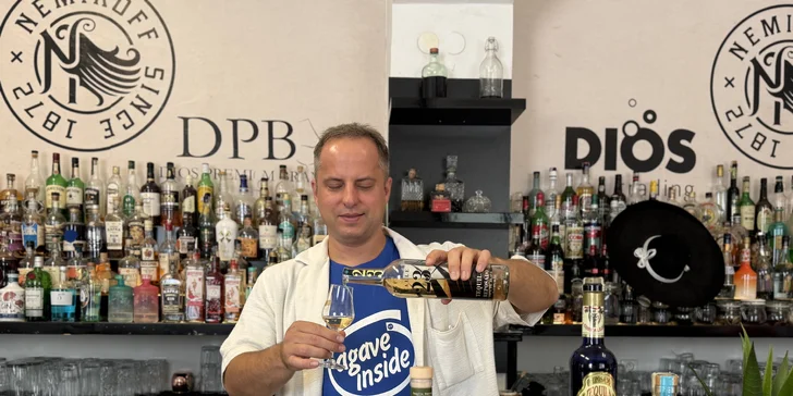 Řízená degustace tequil pro jednoho i pro dva vč. odborného výkladu