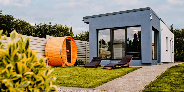 Relax na západě Slovenska: apartmánový domek se saunou a vířivkou v Šoporni