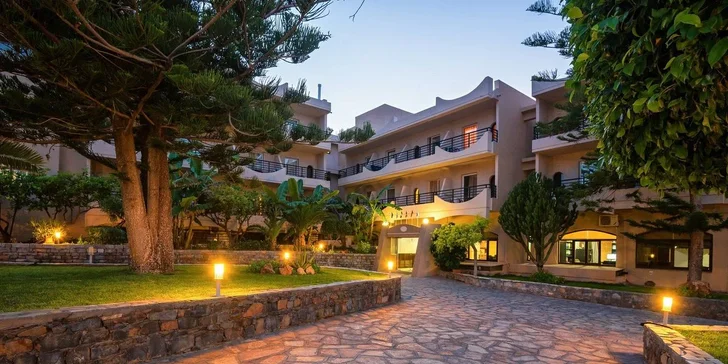 Dovolená na Krétě: 4* hotel přímo u pláže, all inclusive, bazén, tenis i let