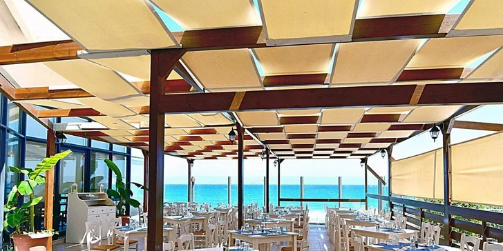 Dovolená na Krétě: 4* hotel přímo u pláže, all inclusive, bazén, tenis i let