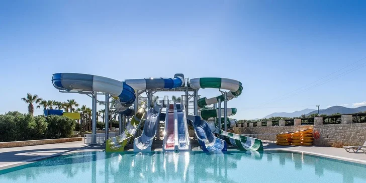 Dovolená na Krétě: 4* hotel, all inclusive, bazény s aquaparkem, animace i let