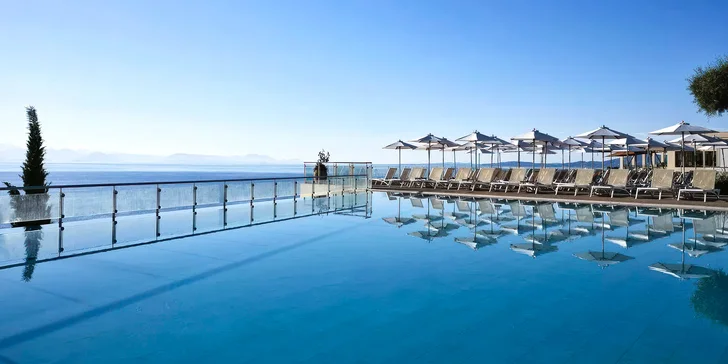 Dovolená na Korfu: 4* hotel Aeolos Beach u pláže, all inclusive, bazén i let