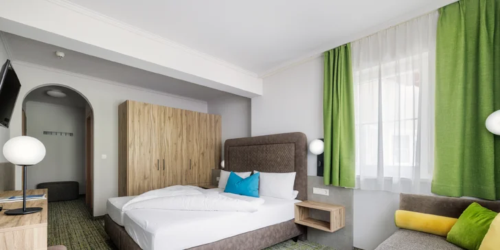 Údolí Ötztal: hotel Alpenaussicht kousek od svahu, božské výhledy, jídlo i wellness