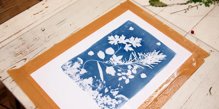 Objevte magii kyanotypie: 3hodinový workshop modrotisku pro 1 nebo 2 osoby