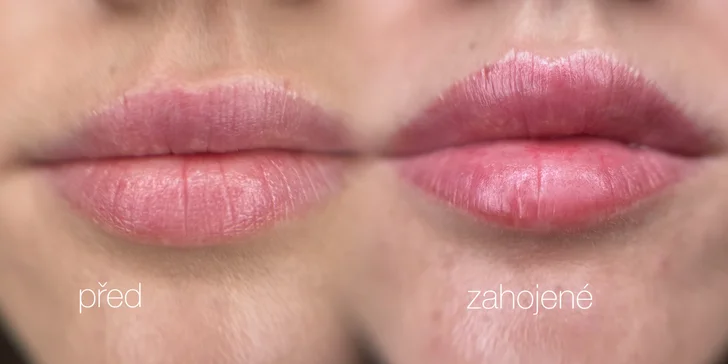 Permanentní make-up obočí pudrovou metodou nebo akvarelových rtů