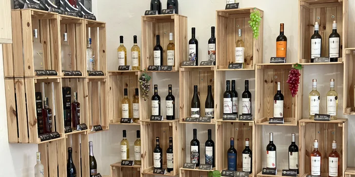 Otevřený voucher na 1000-2000 Kč do Tániny vinárny: degustace, tapas i kvalitní vína