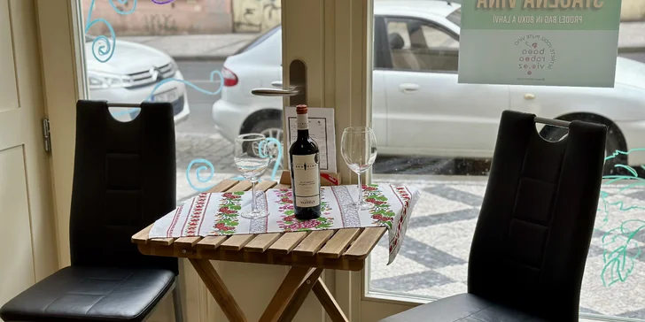 Otevřený voucher na 1000-2000 Kč do Tániny vinárny: degustace, tapas i kvalitní vína