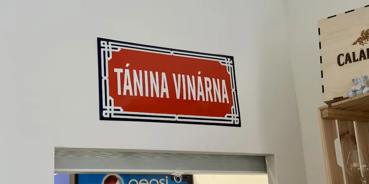Otevřený voucher na 1000-2000 Kč do Tániny vinárny: degustace, tapas i kvalitní vína
